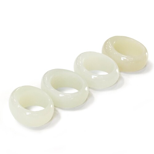 Natural Korean Jade Ring Etsy