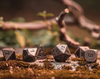 Dados Metálicos Kobold - Cobre Antigo
