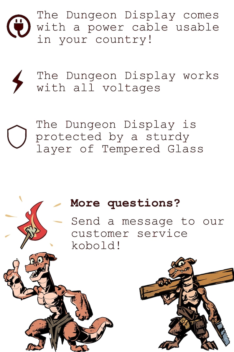 The Dungeon Display A Portable RPG Gaming Board 4K UHD 43 TV Included image 10