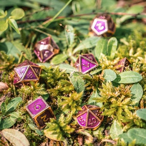 Kobold Metal Dice - Burnished Purple
