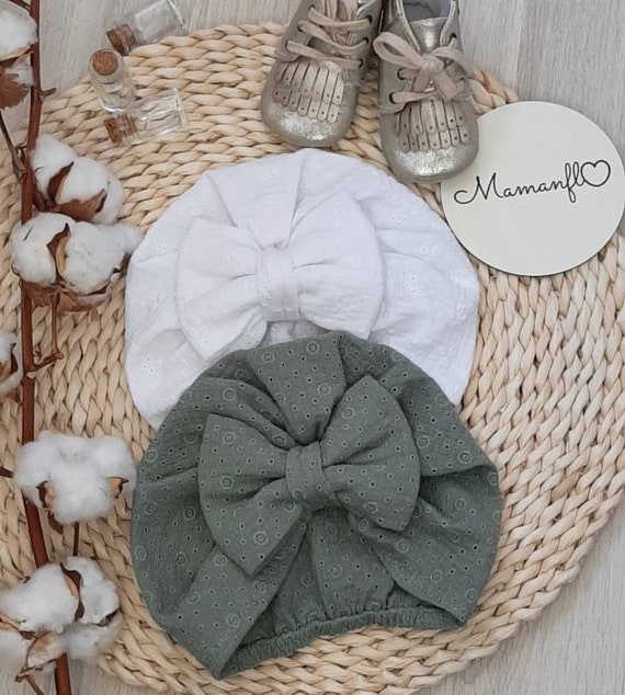 Bonnet Turban Bonnet Naissance Bebe Enfant Adulite Fille Etsy