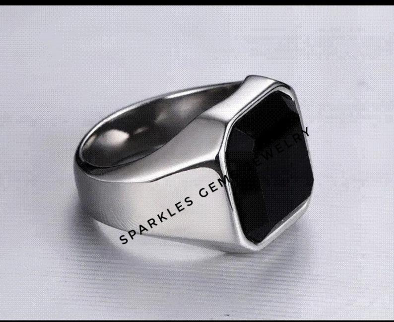 Natural Black Onyx Men