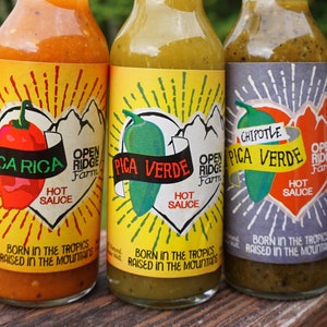 Open Ridge Farm Hot Sauce Trifecta