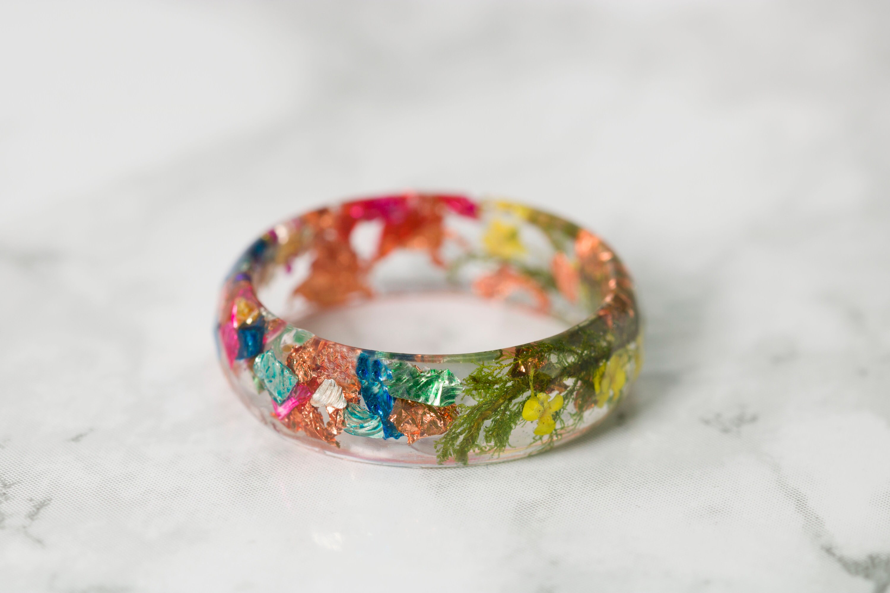 Resin Rings Resin Woman Rings Romantic Ring Stacking Ring Etsy UK