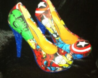 marvel high heels