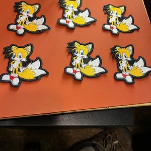Tails iron on patch