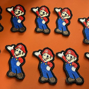 Mario iron on patch
