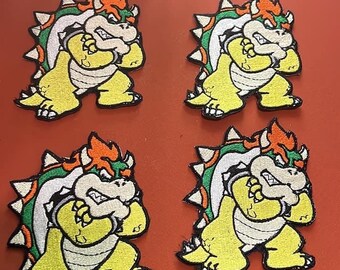 bowser iron on patch