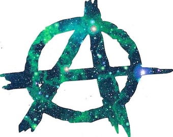 Anarchy Symbol Decal: Bold Anarchist Car/Guitar Sticker