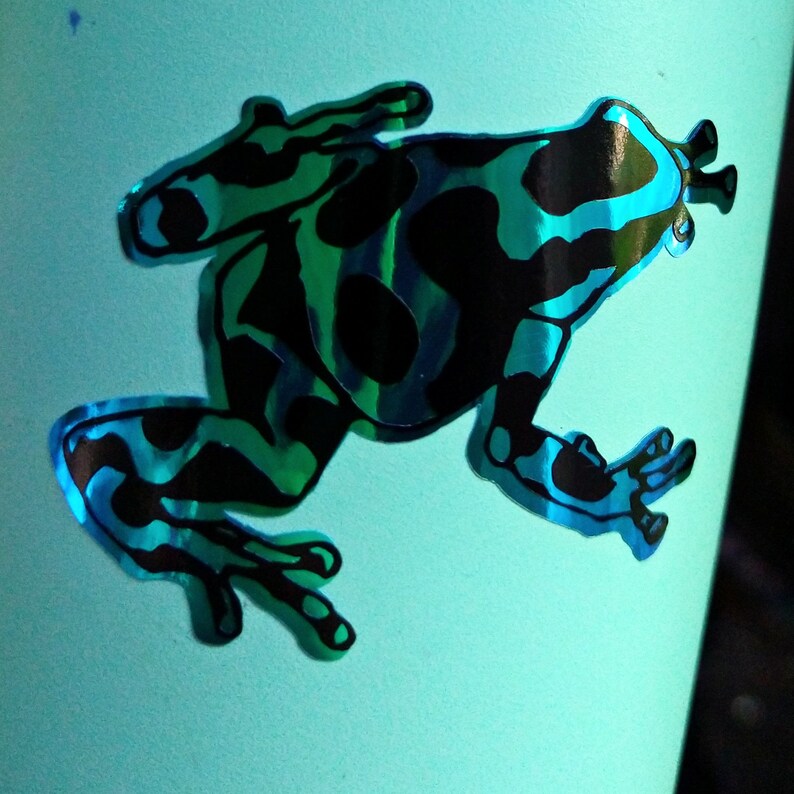 Dart Frog Decal Poison Dart Frog Decal Frog Decal Dart Frog Etsy