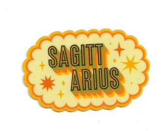 Sagittarius Zodiac Sticker: Laminated Car Decal