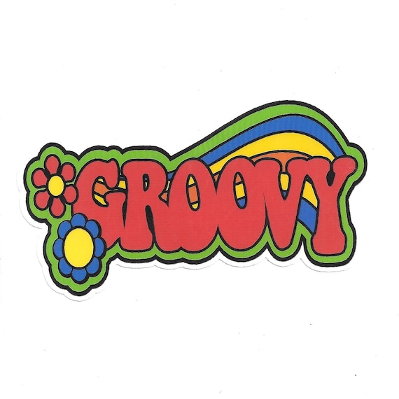 Groovy Sticker Hippie Stuff Groovy Stickers Hippie | Etsy