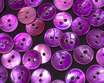 Pear Buttons 50 Pieces Natural Mother of Pearl Sewing Buttons, 14 MM Two Hole ...
