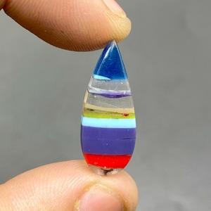 Californian Surfite Cabochon, Cornish Surfite Gemstone, Pear Shape Cabochon, Californian Surfite Cabochon, 25x10x4mm, 3Ct