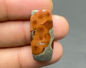 100% Natural Peanut Obsidian Gemstone, Mexican Peanut Obsidian Cabochon, Handmade Loose Gemstone, 29x13x6mm, 19Ct