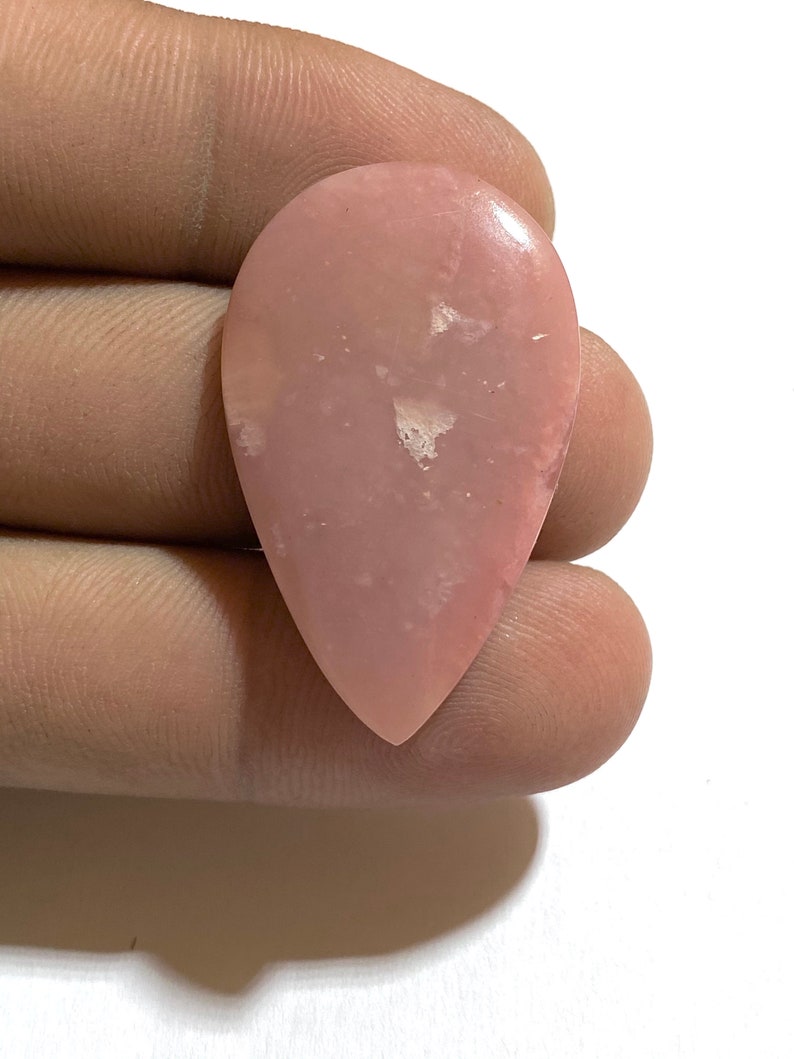 Necklace /& Earing 38x23x5mm Approx 30Ct Peruvian Pink Opal Cabochon Gemstone Beautiful Natural Healing Stone Use For Pendant