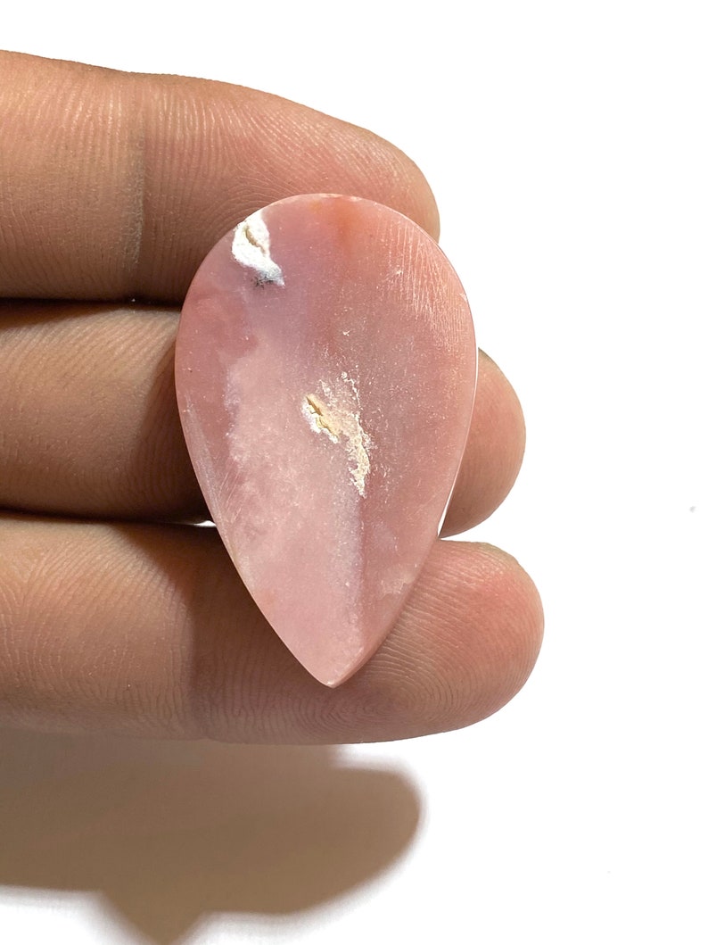 Necklace /& Earing 38x23x5mm Approx 30Ct Peruvian Pink Opal Cabochon Gemstone Beautiful Natural Healing Stone Use For Pendant