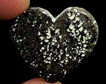 Top Quality Leopard Opal, Fire Opal, Mexican Leopard Opal, AAA+ Grade Opal Stone, Opal Loose Gemstone, Heart Shape Opal, 25x28x5mm, 21Ct
