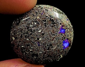 Top Quality Leopard Opal, Fire Opal, Mexican Leopard Opal, AAA+ Grade Opal Stone, Opal Loose Gemstone, Round Shape Opal, 21x21x6mm, 20Ct