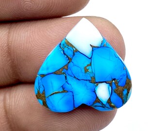 サイの季節('12イラク/トルコ)　Blu-ray　ブルーレイ Ice Blue Dahlia Composite Turquoise, Kingman Turquoise, Handmade
