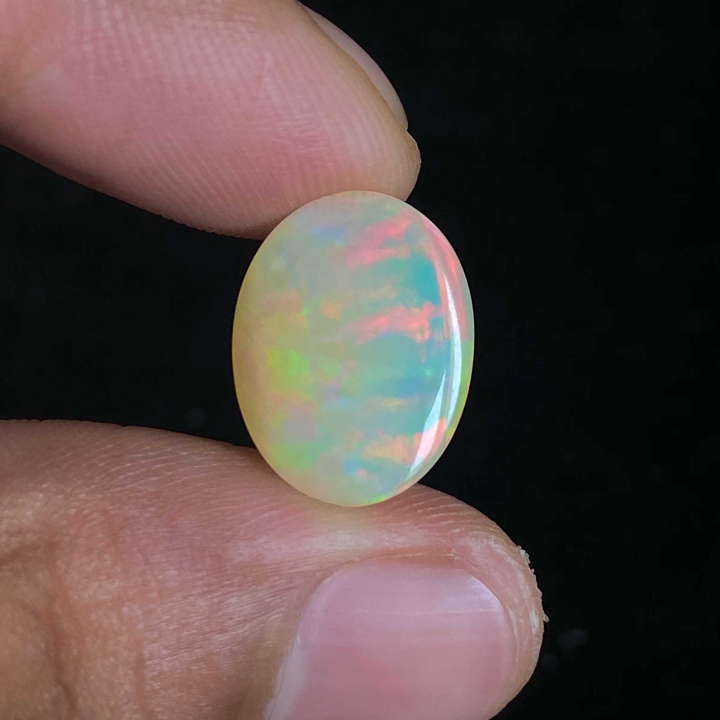 Welo Opal Multi fire Opal 100% Natural Opal Opal Crystal White Opal Natural Ethiopian Opal Opal Cabochon