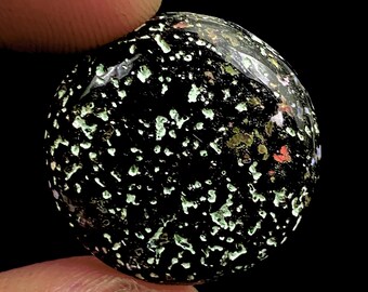 Top Quality Leopard Opal, Fire Opal, Mexican Leopard Opal, AAA+ Grade Opal Stone, Opal Loose Gemstone, Round Shape Opal, 23x23x6mm, 21Ct