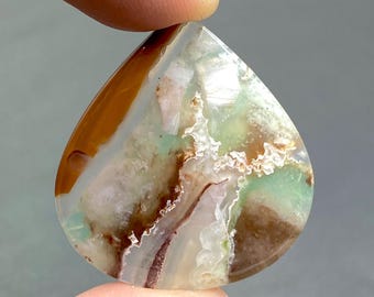 100% Natural Chalcedony Cabochon, Chalcedony Gemstone, Loose Gemstone For Making Jewelry