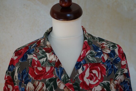 Vintage MONDI Cropped Top kurze Bluse zum Knoten … - image 2