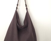 Large brown totebag bag, maxi large fabric bag