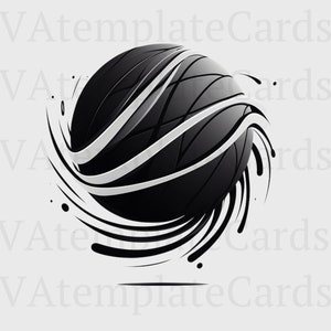 Black Basketball Ball PNG, Sublimation Design For Shirt, Basketball PNG, Shirt Design, Sports PNG