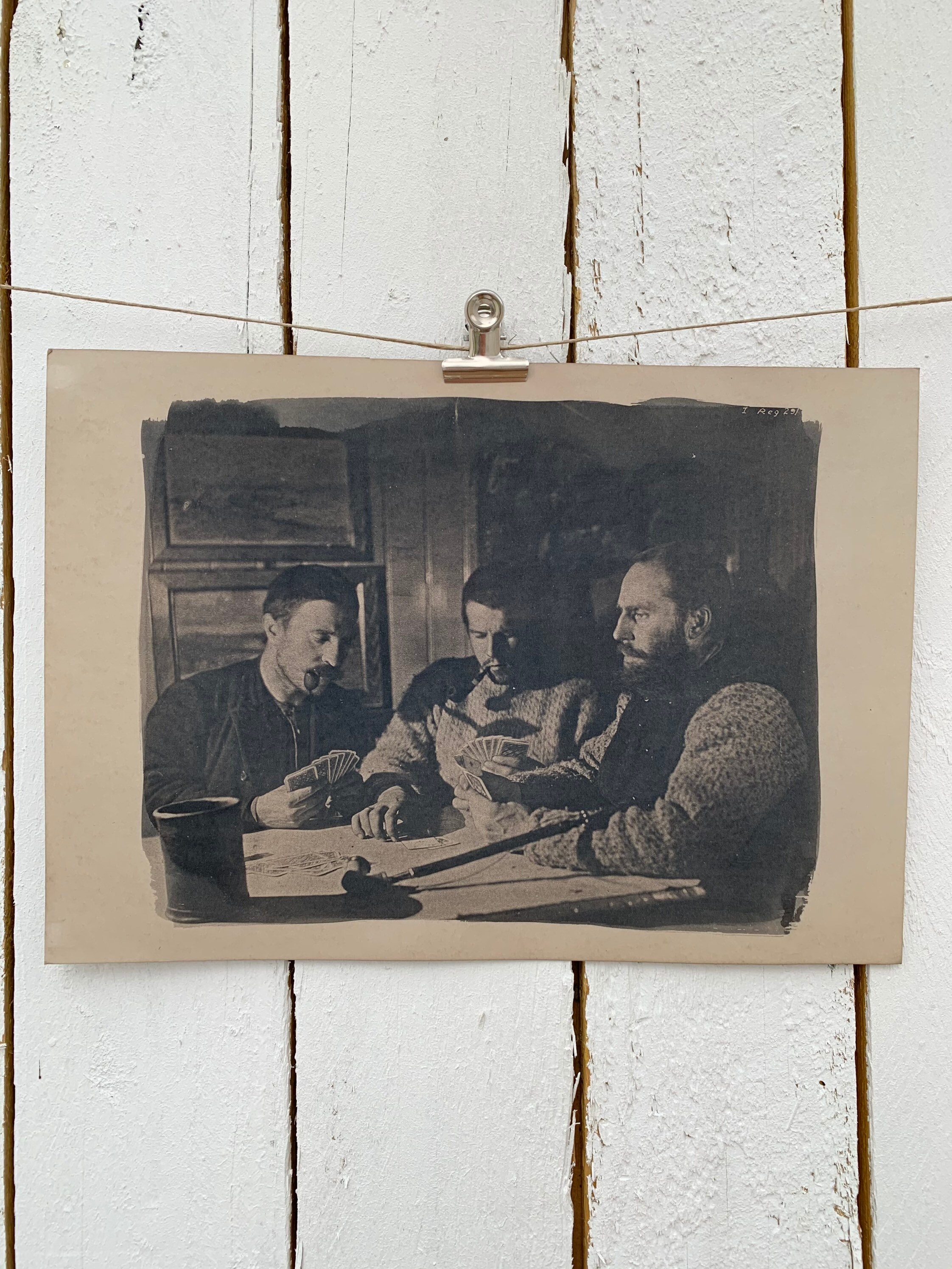 Cyanotype Of Sverdrup & Cie On The Vessel Fram - A4 Alternative Photography