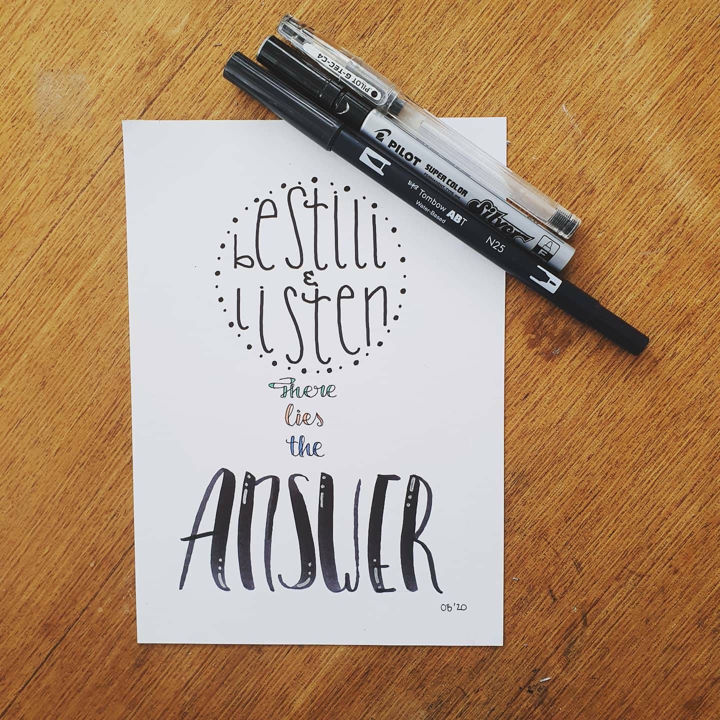 modern calligraphy quotes
