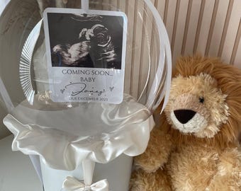 Balloon baby picture , Baby shower gift , baby shower balloon , newborn balloon gift , baby announcement gift , mothers day gift , sonogram