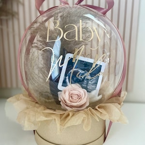 Baby Shower Gift Balloon, Balloon Gift Baby,Baby Reviling Bobo Balloon,Mother’s Day Balloon Gift,Balloon Gift Newborn,Christmas Balloon Gift