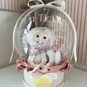 Ten Tickles Just For You Balloon , Stuffed Animal Baby Gift , Stuffed Animal Bobo Balloon , Newborn Ballon Gift , stuffed Baby Shower Gift