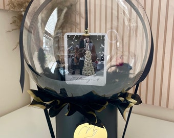 Anniversary Balloon Gift , Anniversary Polaroid Gift , Engagement Gift, wedding Balloon Gift , Bridal Shower Gift ,Valentine’s Balloon Gift