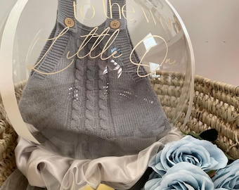 Welcome To The World Little One , Baby gift Balloon , Baby shower Gift Balloon , Baby outfit Balloon Gift , Newborn Balloon gift , onesie