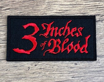 3 Zoll Blutband-Patch, gesticktes Logo-Symbol