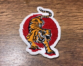 Tiger patch embroidered