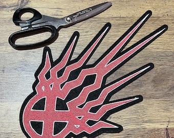 Static-X band patch embroidered (Large Version) Static X logo symbol Industrial metal