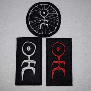Einstürzende band patch embroidered Einsturzende logo symbol noise rock industrial avant-rock