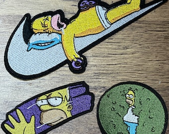 Patchs Homer Simpson brodés