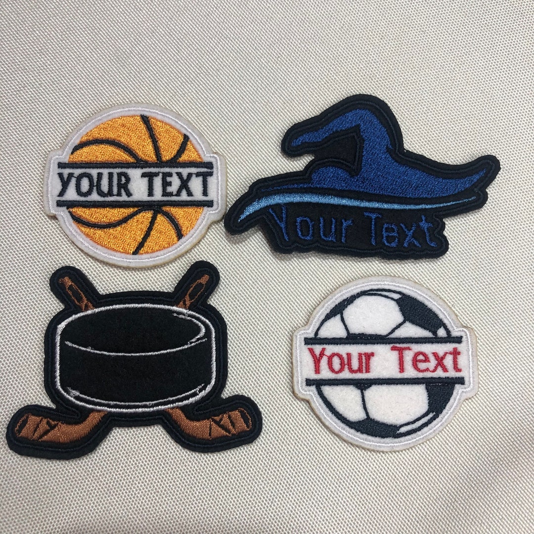 Custom Embroidered Sports Patch. Football, Basketball Patch Etc ...