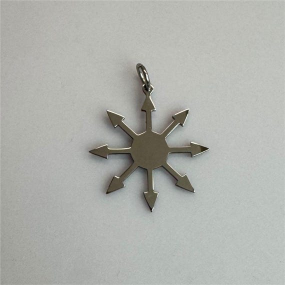 Chaos Star necklace stainless steel pendant Star of Chaos symbol logo emblem