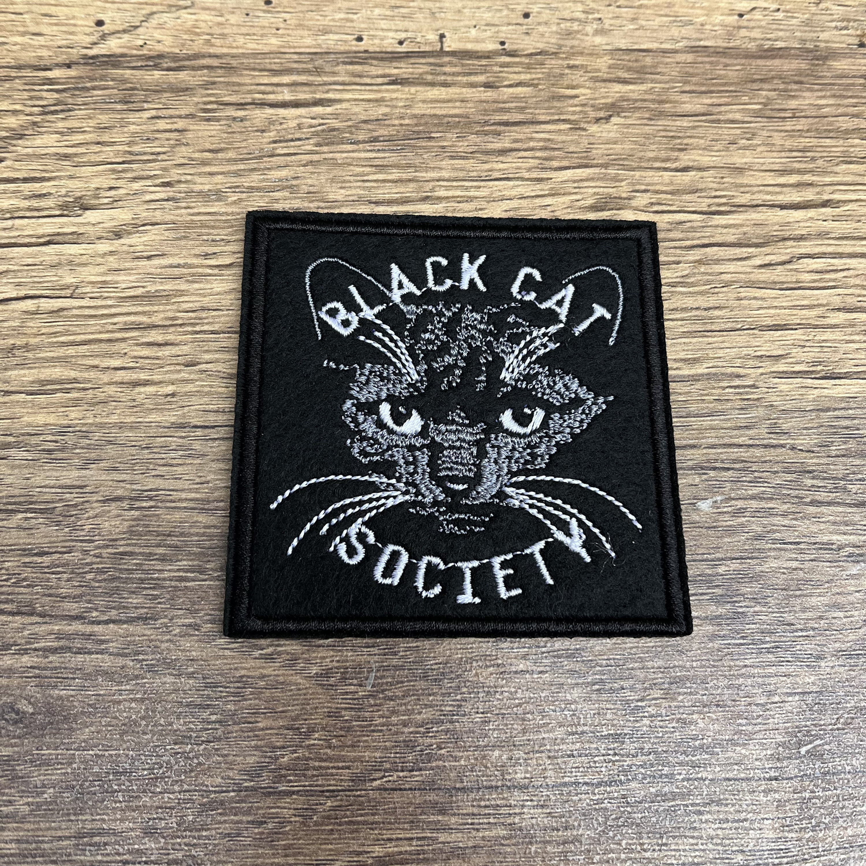 Embroided & Iron on Cat Patch (tuxedo, calico, tiger, grey, black, white)