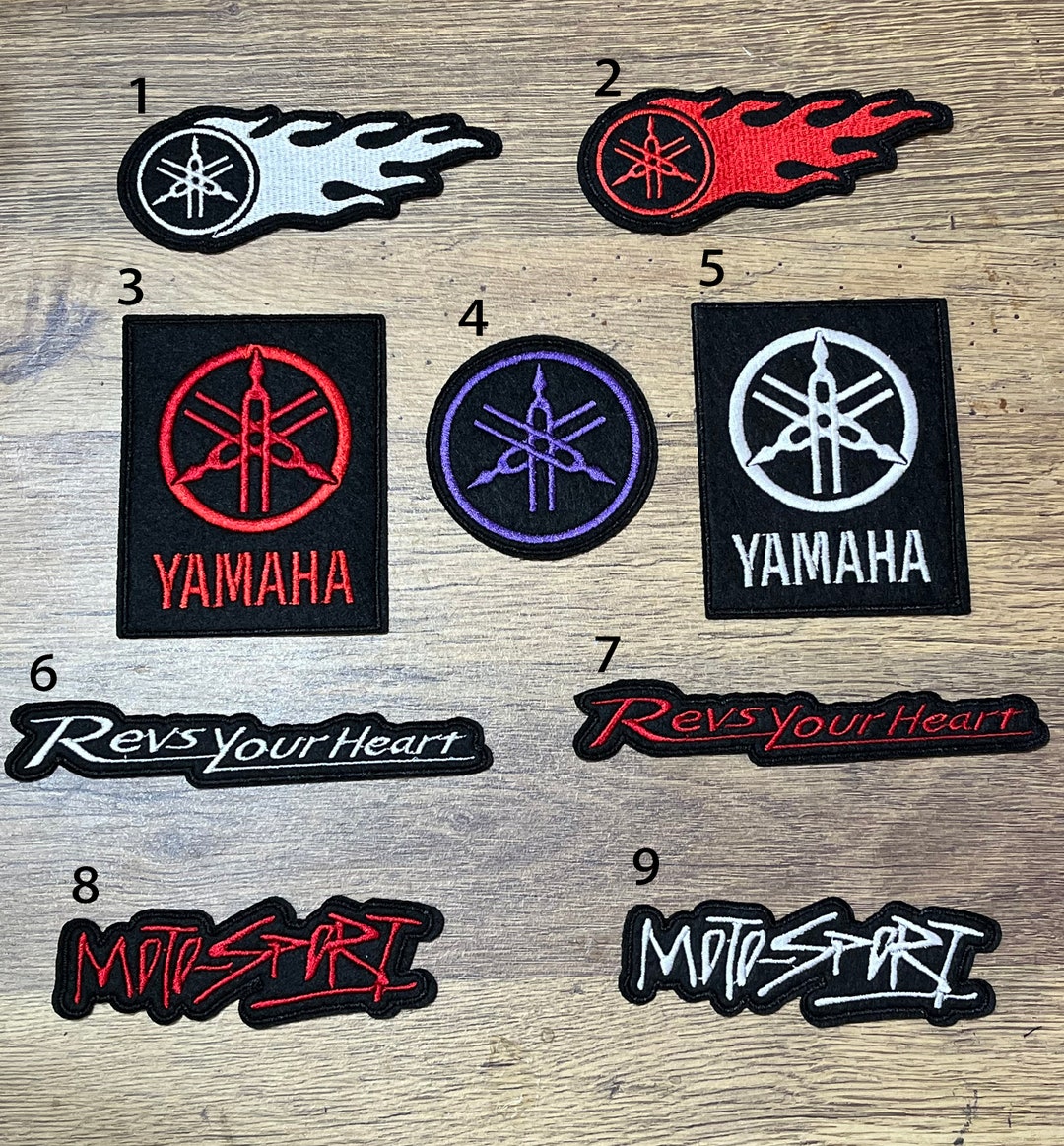 Yamaha Logo, Yamaha Revs, Yamaha Moto Sport Embroidery Patch