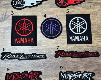 Logo Yamaha, Yamaha Revs, Patch de broderie Yamaha Moto Sport