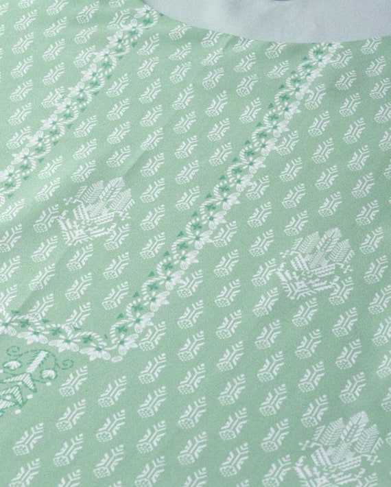 Kurti Women Sea Green White Printed Straight Kurta for Women