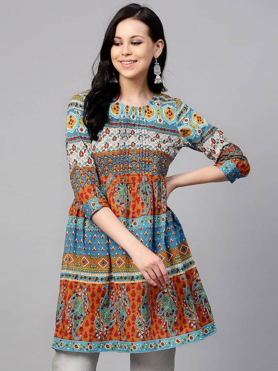 Winter long top for girls. Women kurti tops for girls : long top for women  long cotton