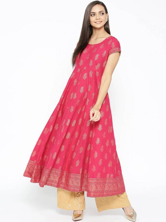 Gora Laxmi Women Printed Anarkali Kurta - Buy Gora Laxmi Women Printed Anarkali  Kurta Online at Best Prices in India | Flipkart.com